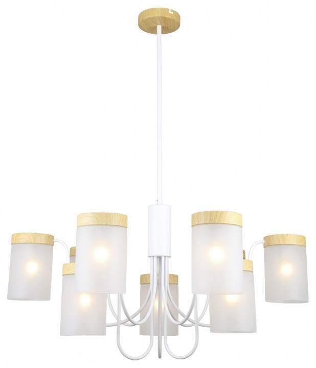 Фото Люстра на штанге Escada Harmony 1172/9P White ESC_1172_9P_White - интернет-магазин МегаТерем в Москве