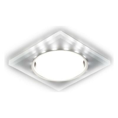 Встраиваемый светильник Ambrella Light GX53 G215 G215 CH/WH AMBR_G215_CH_WH