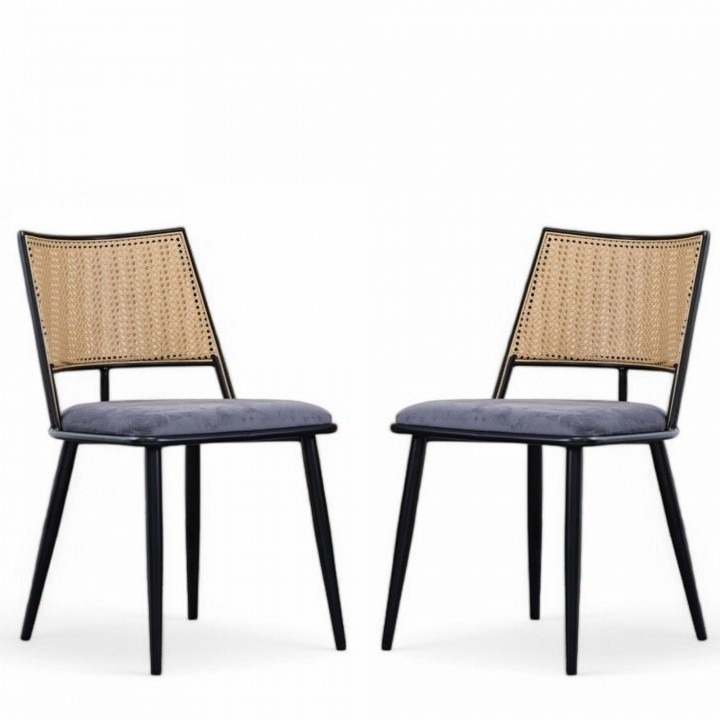 Фото Набор из 2 стульев Unity Echo HSBI_DC2245_black_2 - интернет-магазин МегаТерем в Москве