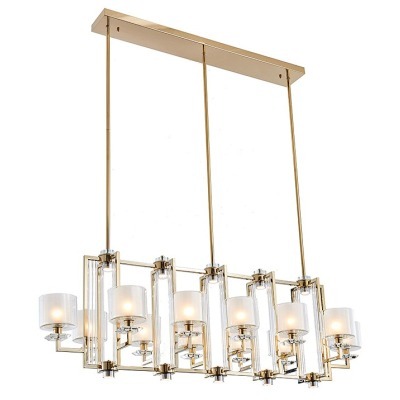 Люстра на штанге Newport 4400 4408+4/S gold NWP_M0064727