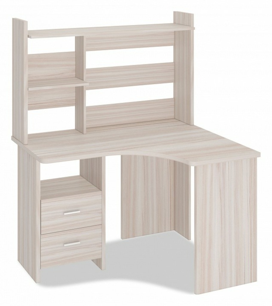 Фото Стол компьютерный Домино Лайт СКЛ-Угл120+НКЛ-120 MER_SKL-Ugl120_NKL-120_K_PRAV - интернет-магазин МегаТерем в Москве