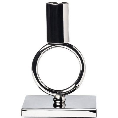 Подсвечник металлич., хром 9*9*10см (TT-00006585)