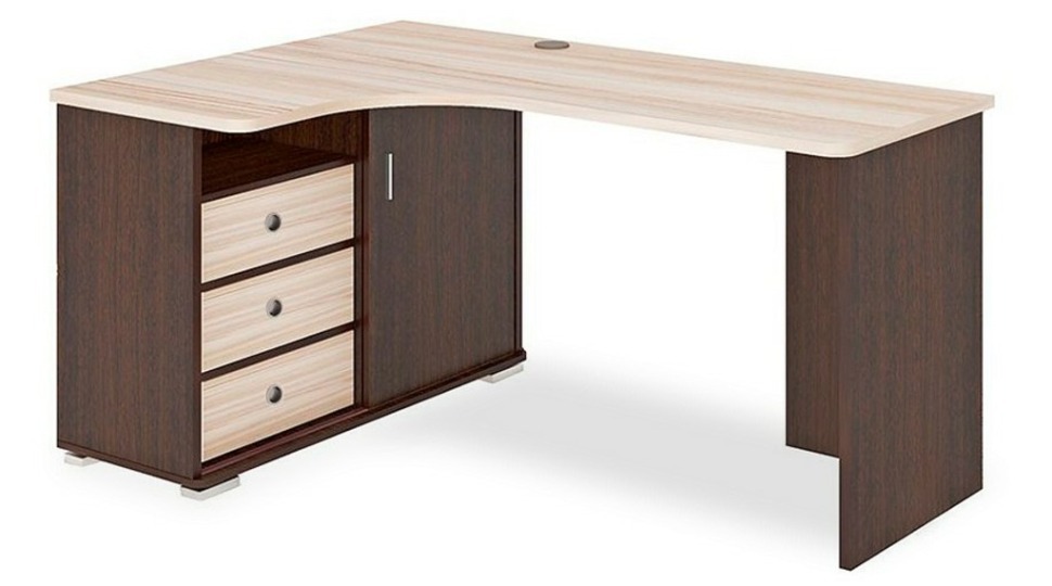 Фото Стол письменный Домино СР-165С MER_SR-165S-VKK-LEV-NOVYJ - интернет-магазин МегаТерем в Москве