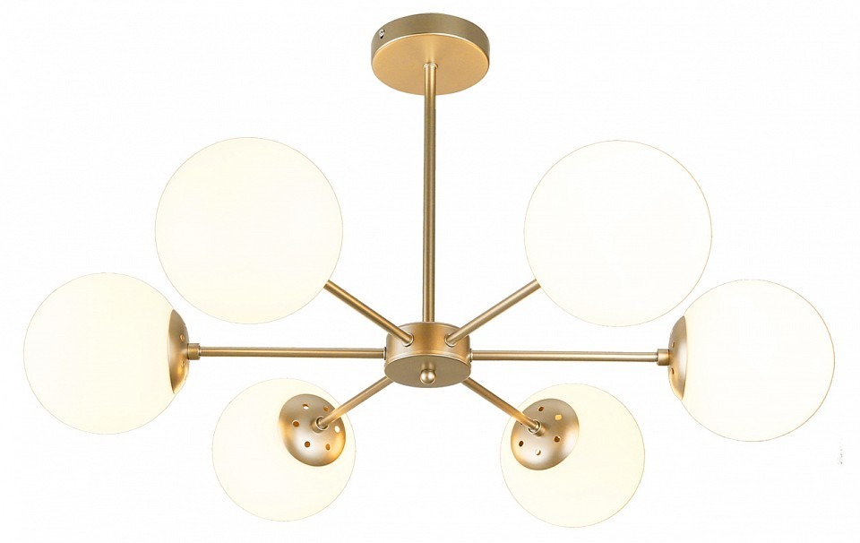 Фото Люстра на штанге Escada ETHEREAL 2110/6P Gold ESC_2110_6P_Gold - интернет-магазин МегаТерем в Москве