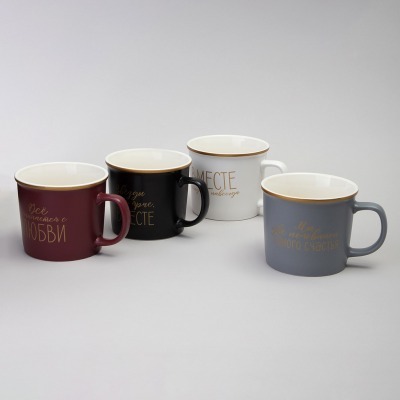 Набор кружек lefard 4шт 370...