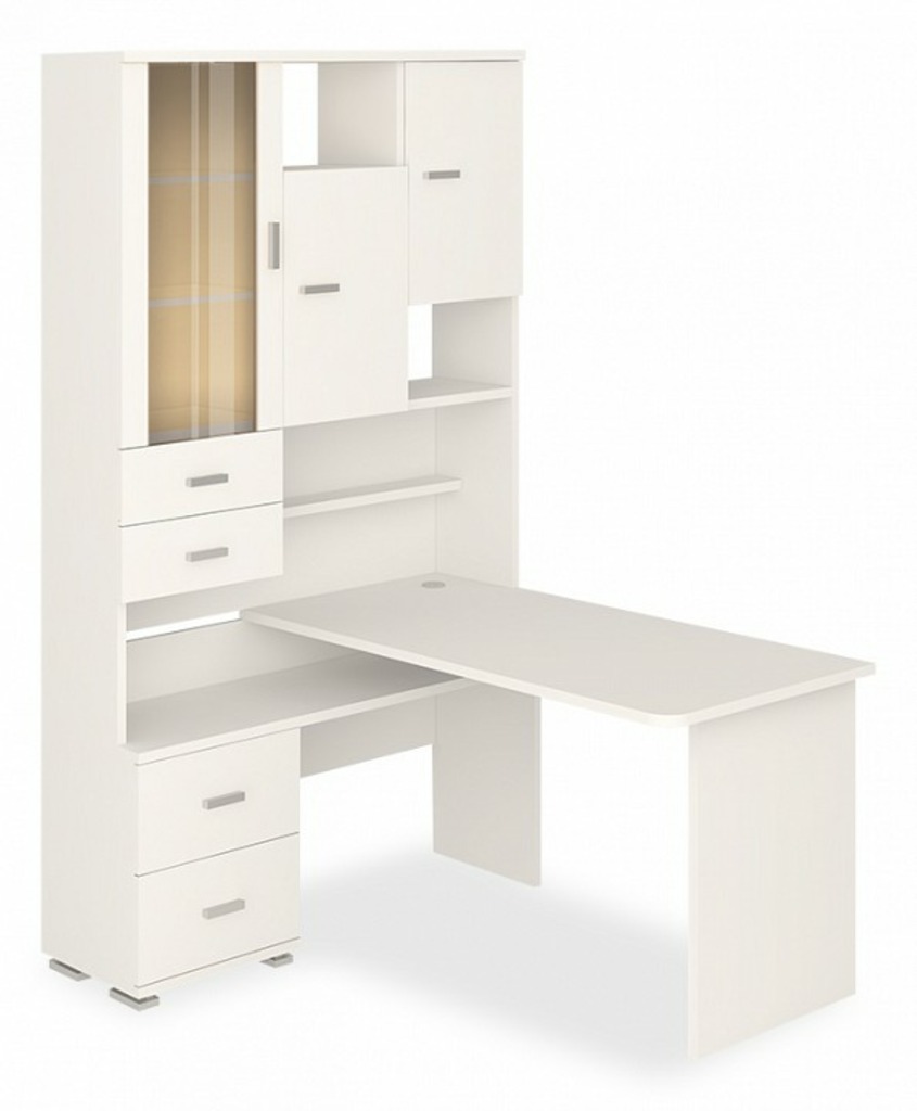 Фото Стол компьютерный Домино СР-620-140 MER_SR-620-140-BE-LEV - интернет-магазин МегаТерем в Москве