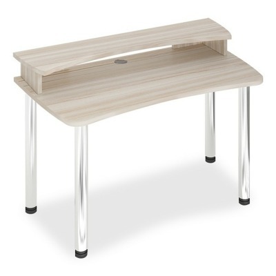 Стол компьютерный Домино Лайт СКЛ-Софт140МО+НКИЛ140 MER_SKL-Soft140MO-NKIL140_K