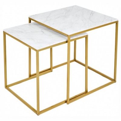 Набор из 2 столов журнальных МеталлАрт М002 ML_4673750200615