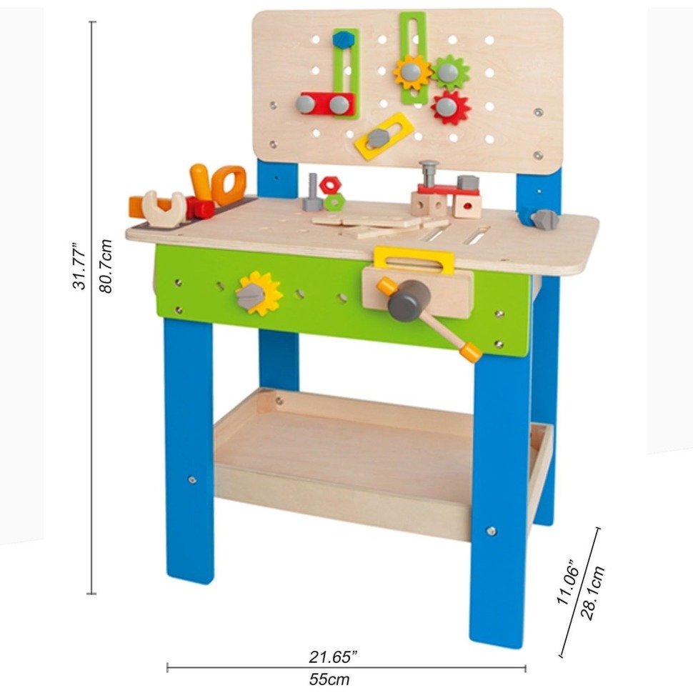 Столярный стол детский деревянный