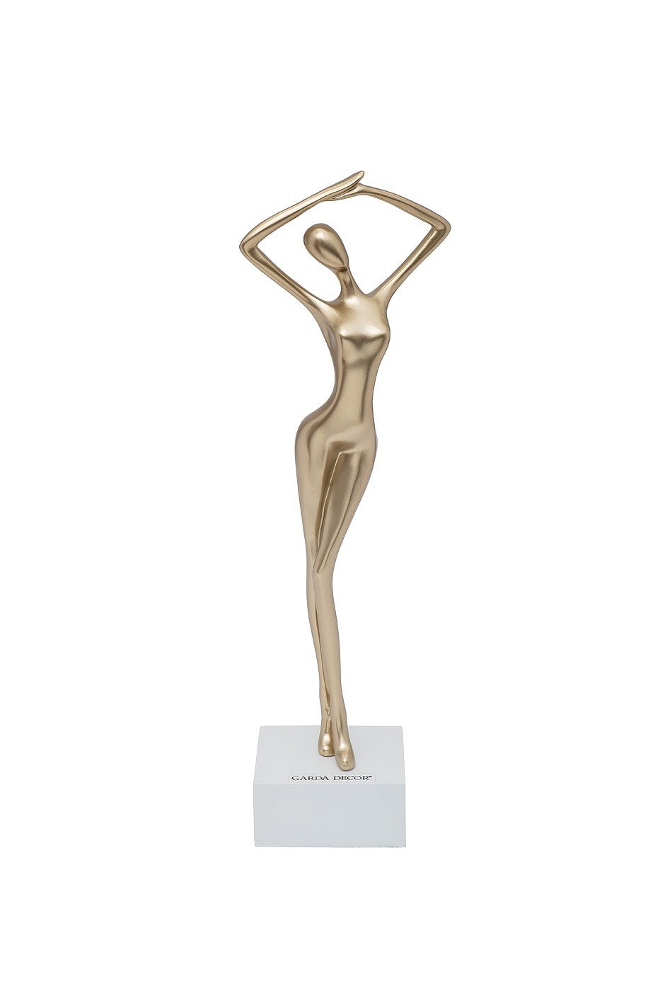 Фото Статуэтка Женская грация цвет золото 10*7*35см (TT-00012088) - интернет-магазин МегаТерем в Москве