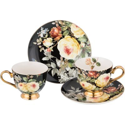 Чайный набор lefard "нежный шелест" на 2 пер. 4 пр. 200 мл (275-1009) 