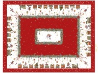 Скатерть "щелкунчик" 140х180см ,красный, 100% хлопок,твил Lefard (850-762-2)