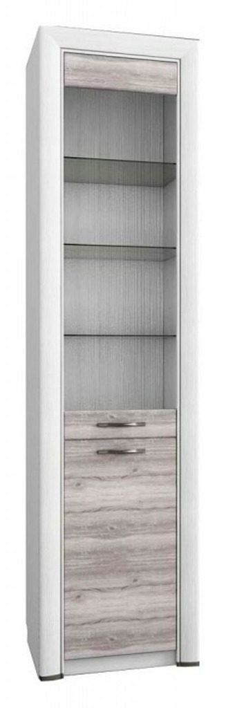 Фото Шкаф-витрина Olivia 1V1D ANR_645387 - интернет-магазин МегаТерем в Москве