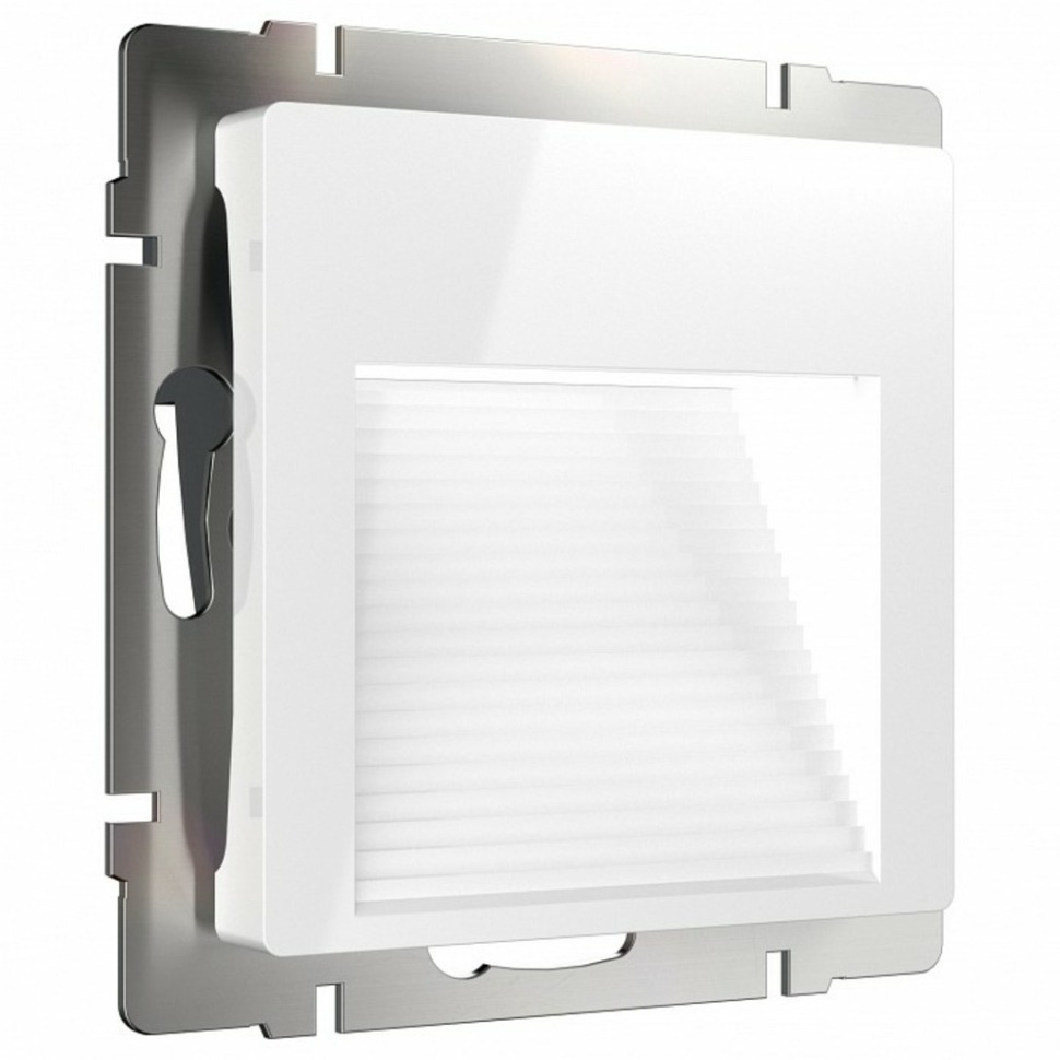 Фото Заглушка для поста с подсветкой, без рамки Werkel белый W1154201 WRK_a051124 - интернет-магазин МегаТерем в Москве