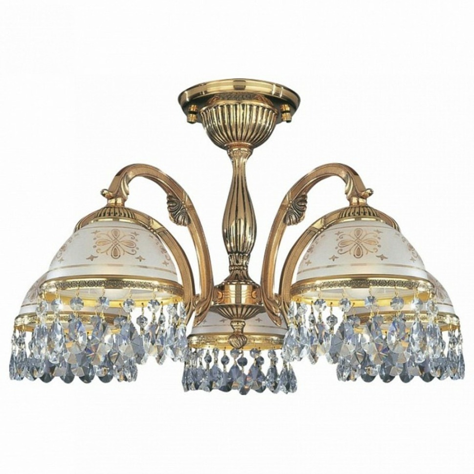 Фото Люстра на штанге Reccagni Angelo 6120 PL 6120/5 RA_PL_6120_5 - интернет-магазин МегаТерем в Москве