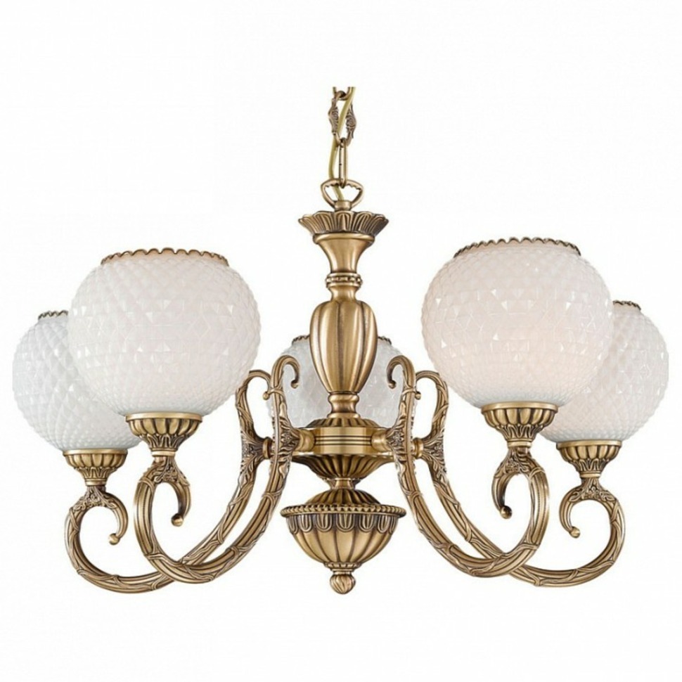 Фото Подвесная люстра Reccagni Angelo 8450 L 8450/5 RA_L_8450_5 - интернет-магазин МегаТерем в Москве