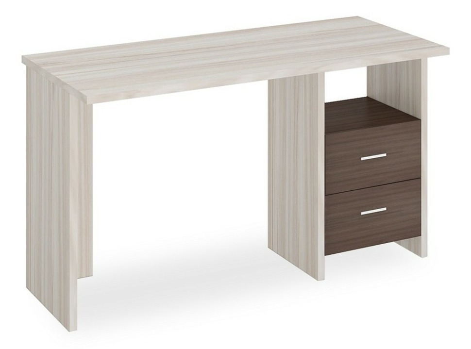 Фото Стол письменный Домино Lite СКЛ-Прям130 КШ MER_SKL-Pryam130_KSH - интернет-магазин МегаТерем в Москве
