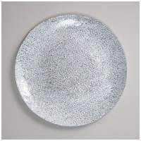 Тарелка обеденная "shine silver" 27 см мал уп.-4шт мин.партия Lefard (338-100)