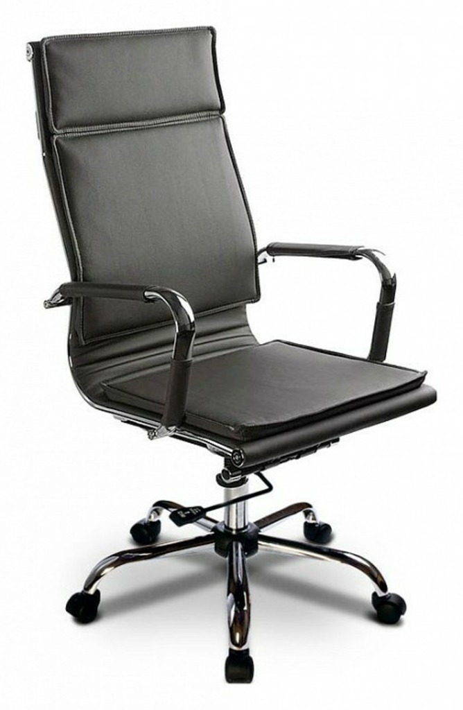 Фото Кресло компьютерное Бюрократ CH-993 черное BUR_CH-993_black - интернет-магазин МегаТерем в Москве