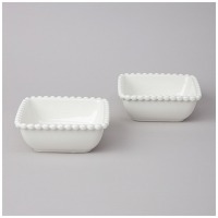 Набор салатников квадратных lefard "pearl" 2 шт. 14*5,5 см 400 мл (761-103) 