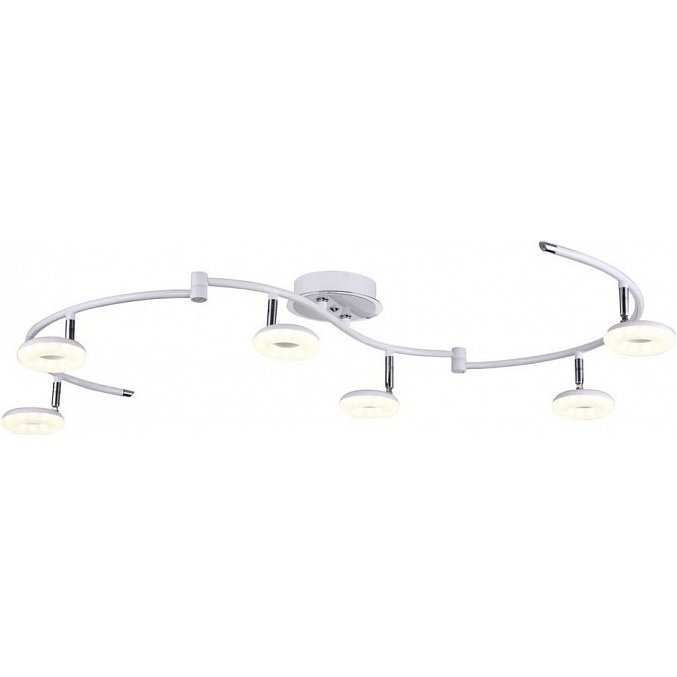 Фото Спот IDLamp 390 390/6PF-LEDWhitechrome - интернет-магазин МегаТерем в Москве