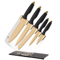 Набор кухонных ножей 5 шт на подставке MAYER BOCH (40607) Набор кухонных ножей 5 шт на подставке MAYER BOCH (40607)