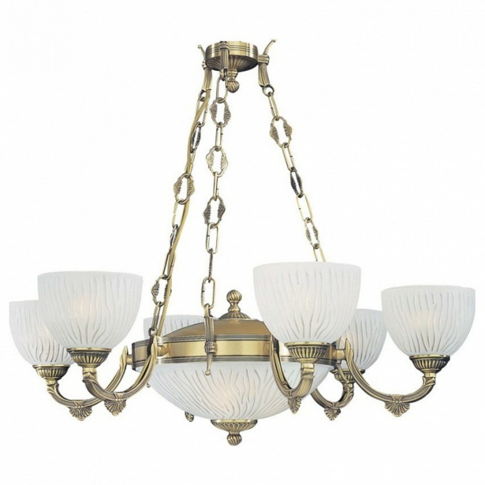 Фото Подвесная люстра Reccagni Angelo 5600 L 5600/6+2 RA_L_5600_6_2 - интернет-магазин МегаТерем в Москве