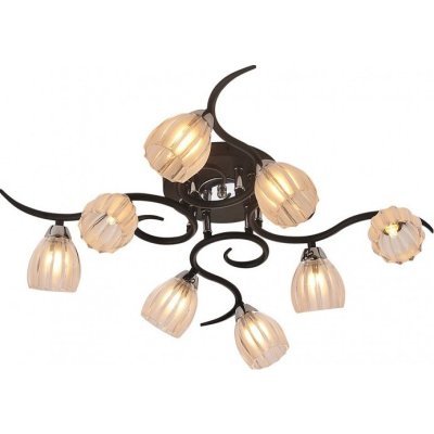 Потолочная люстра IDLamp 213 213/8PF-Blackchrome