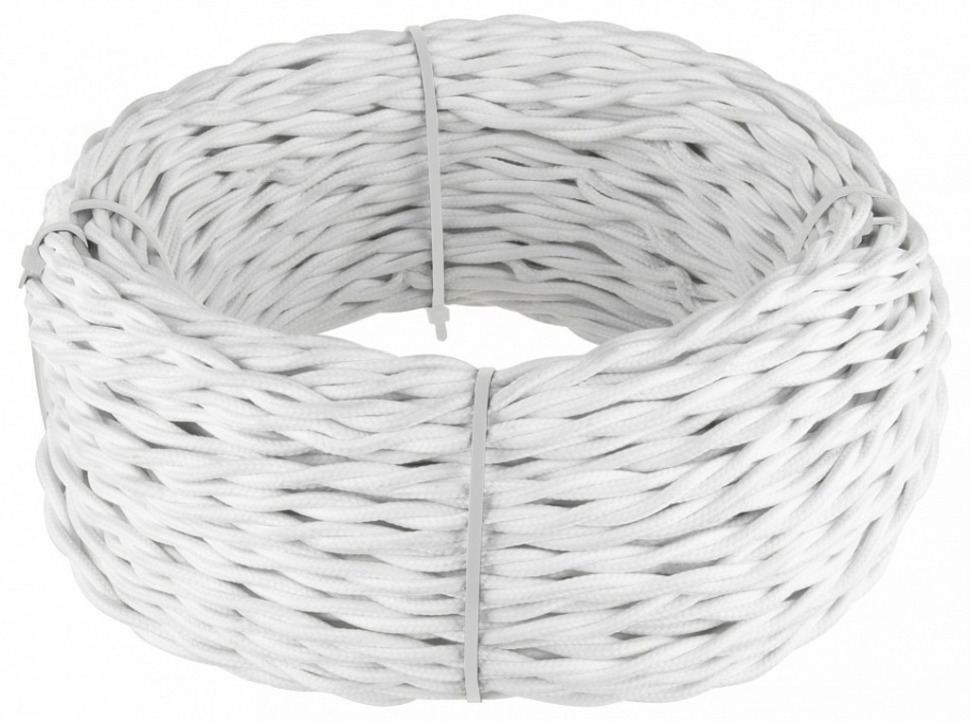 Фото Провод электропитания Werkel Ретро 2х2,5 (белый) W6452601 WRK_a050791 - интернет-магазин МегаТерем в Москве