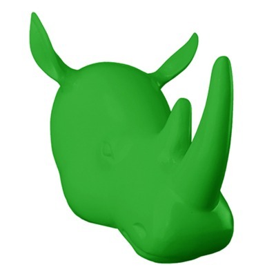 Голова носорога 4004-G, мет...