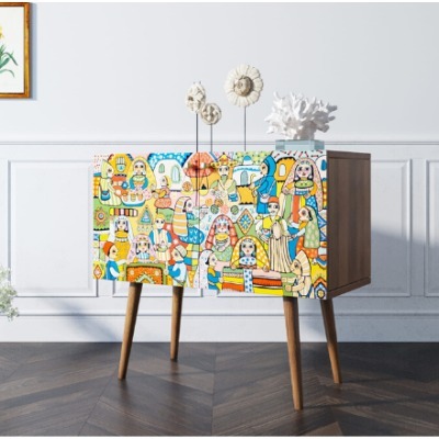 Комод на высоких ножках Ber...