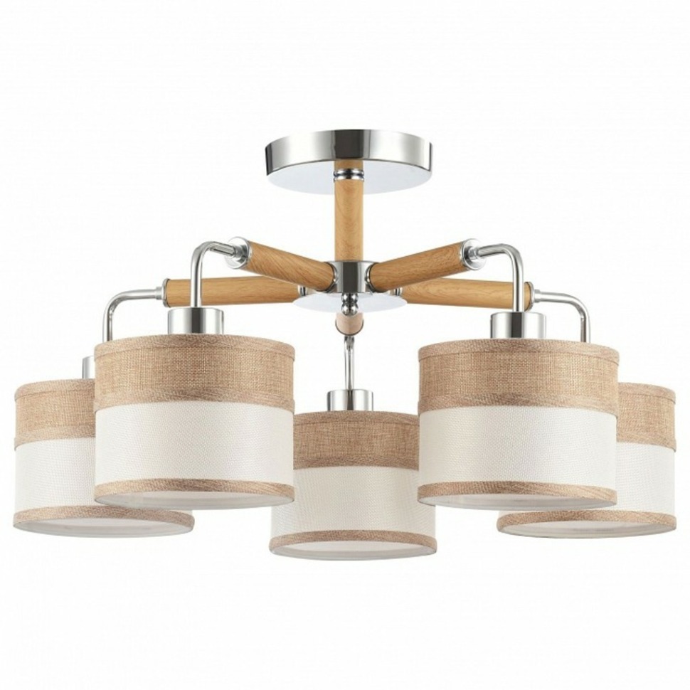 Фото Люстра на штанге Freya Helen FR5329-PL-05-CH MY_FR5329-PL-05-CH - интернет-магазин МегаТерем в Москве