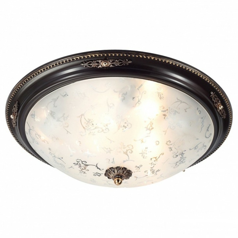 Фото Накладной светильник Lucia Tucci Lugo LUGO 142.6 R50 brown LT_LUGO_142.6_R50_brown - интернет-магазин МегаТерем в Москве