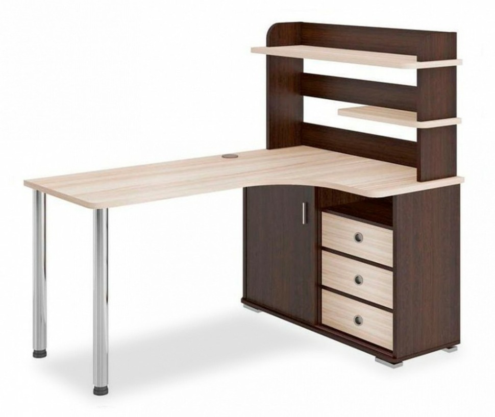 Фото Стол компьютерный Домино СР-165М MER_SR-165M_VKK-PRAV - интернет-магазин МегаТерем в Москве