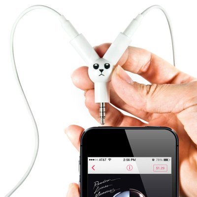 Разветвитель для наушников jack rabbit (42727)