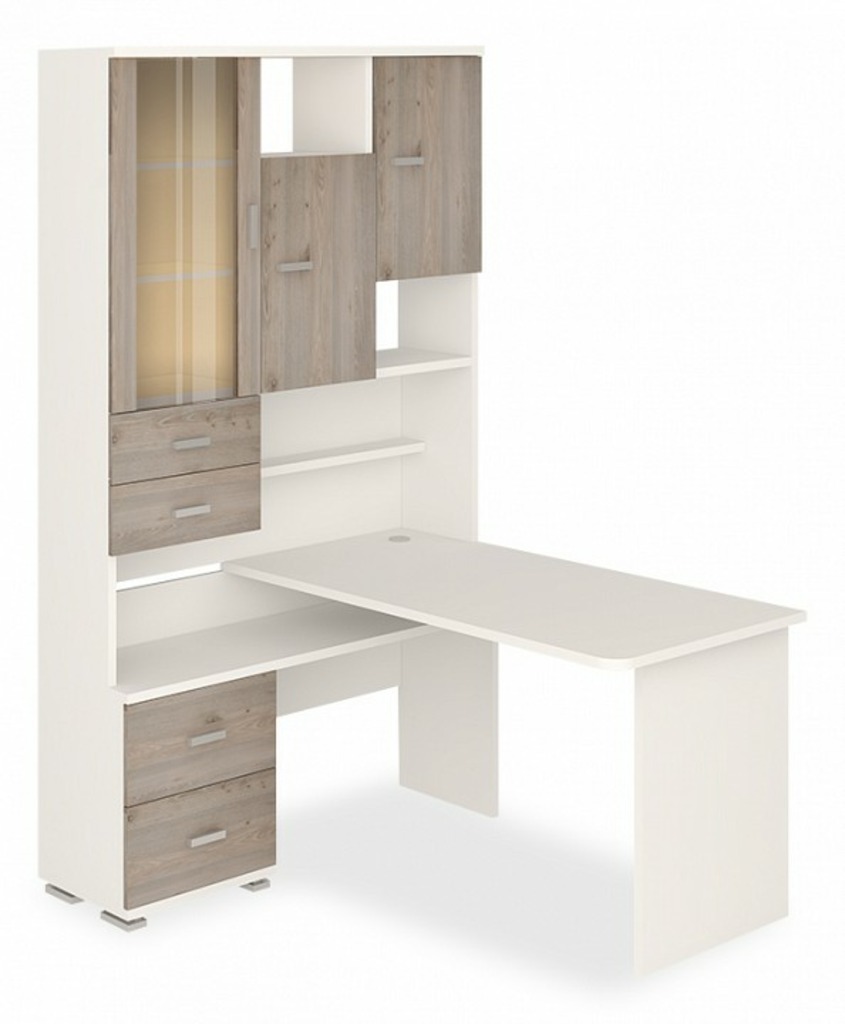 Фото Стол компьютерный Домино СР-620-140 MER_SR-620-140-BENBE-LEV - интернет-магазин МегаТерем в Москве