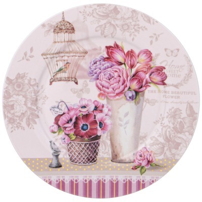 Тарелка закусочная lefard тюльпаны 20,5 см мал.уп.=4шт. (87-325) 