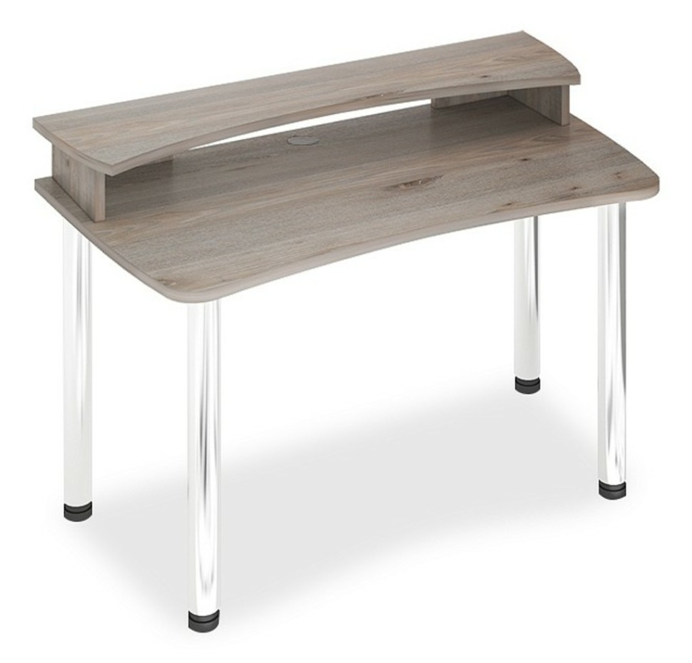 Фото Стол компьютерный Домино Лайт СКЛ-Софт140МО+НКИЛ140 MER_SKL-Soft140MO-NKIL140_N - интернет-магазин МегаТерем в Москве