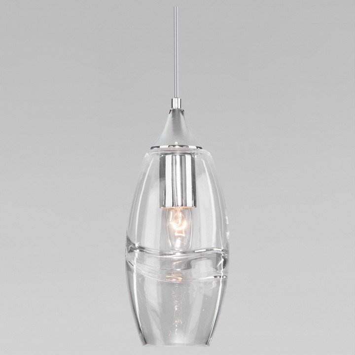 Фото Подвесной светильник Eurosvet Lotus 50222/1 прозрачный EV_a058968 - интернет-магазин МегаТерем в Москве