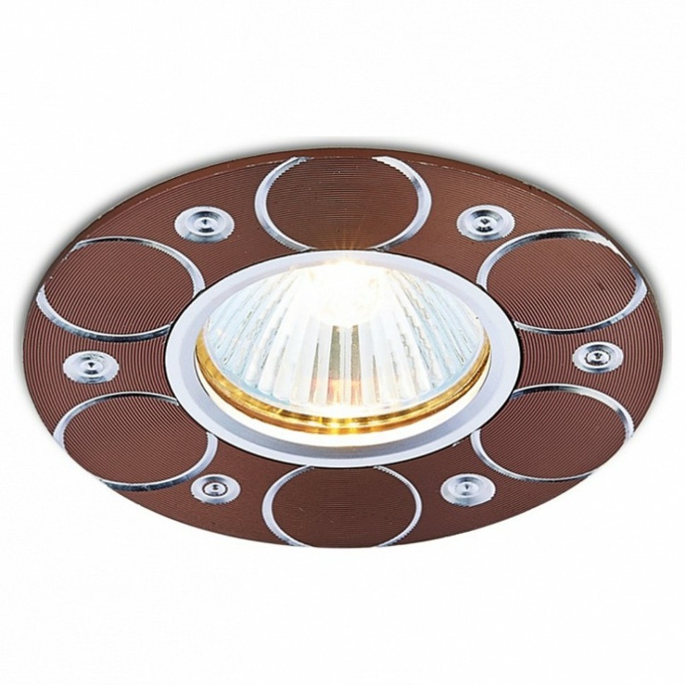 Фото Встраиваемый светильник Ambrella Light Alum 4 A808 AL/BR AMBR_A808_AL_BR - интернет-магазин МегаТерем в Москве