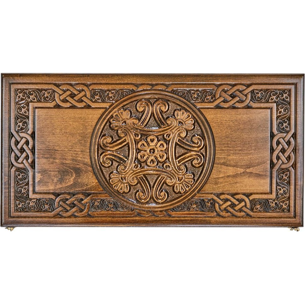 Фото Нарды резные Армянский узор 7 60, Haleyan (28539) - интернет-магазин МегаТерем в Москве