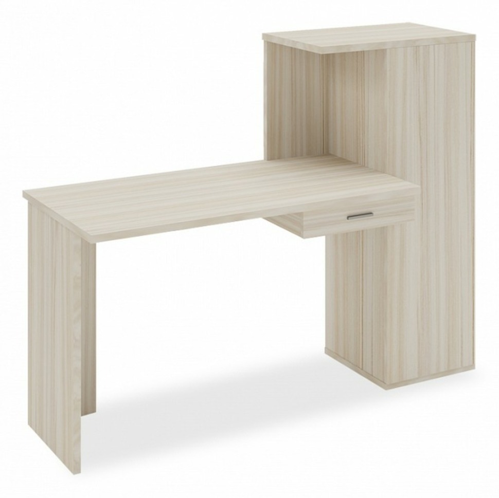 Фото Стол письменный Домино Lite СКЛ-ПРЯМ120+ШК MER_SKL-PRYAM120-SHK-K - интернет-магазин МегаТерем в Москве