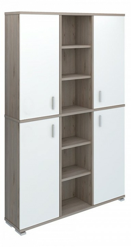 Фото Шкаф книжный Домино нельсон ПУ-40-5 MER_PU-40-5_NBE - интернет-магазин МегаТерем в Москве