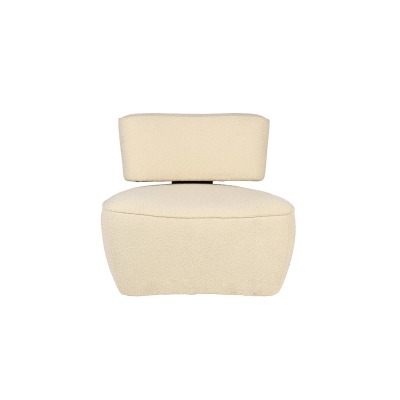 Кресло ткань букле бежевое ...