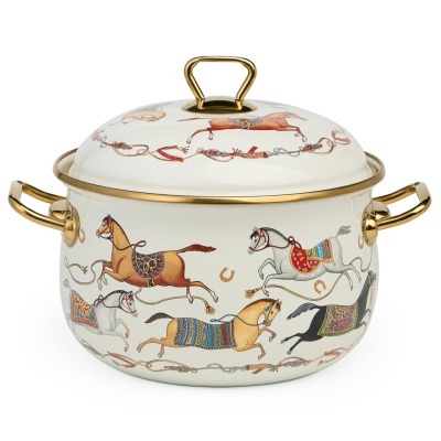 Кастрюля lefard эмалированн...