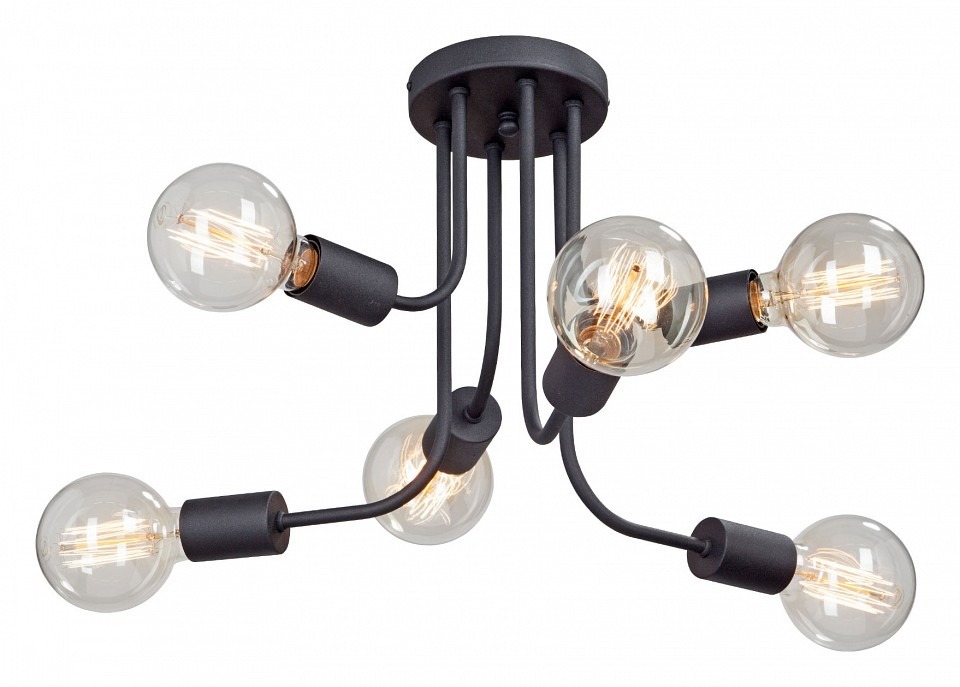 Фото Люстра на штанге Vitaluce 4960 V4960-1/6PL VI_V4960-1_6PL - интернет-магазин МегаТерем в Москве