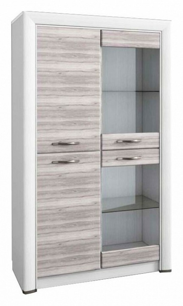 Фото Шкаф-витрина Olivia 2V2D ANR_645439 - интернет-магазин МегаТерем в Москве