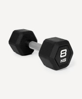 Гантель гексагональная Starfit DB-301PRO 8 кг, обрезиненная, черный (2115111)