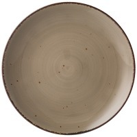Тарелка закусочная bronco "nature" 22,5см серая (263-1262) 