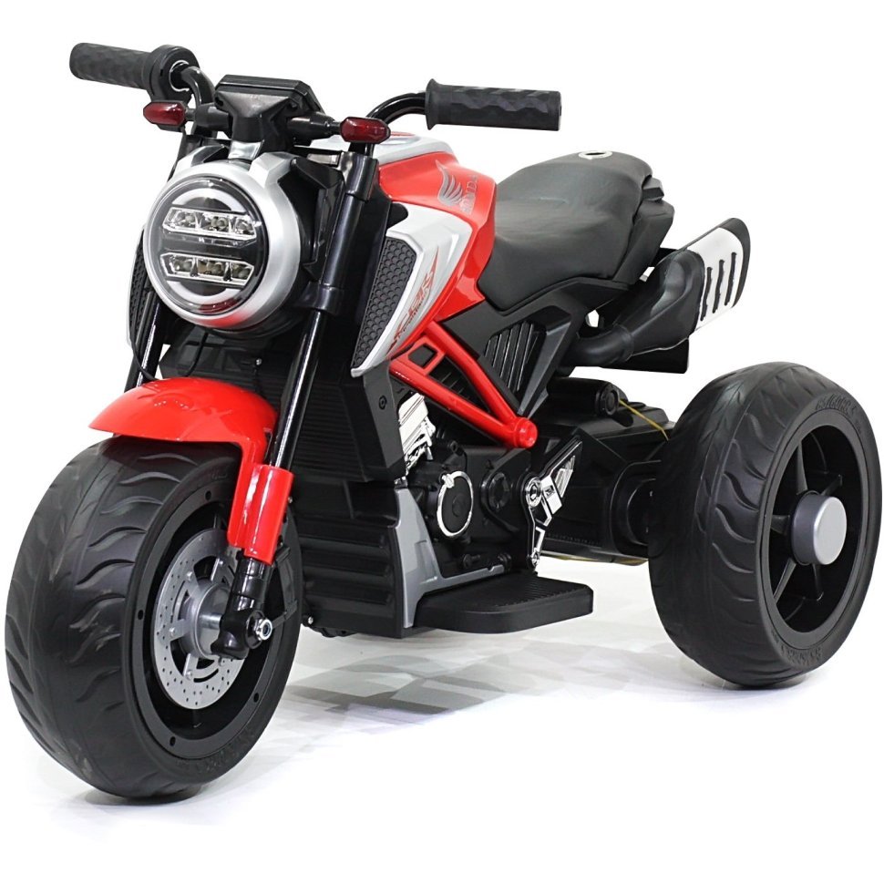 Детский электромотоцикл трицикл Moto yhi7375 красный Toyland